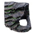 thumbnail image 4 of Accesorios para tanque de dragón barbudo, escondite de roca para reptiles de resina, decorativo, escondite de cueva de reptiles para tortugas, 4 of 10