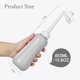 thumbnail image 3 of Bidé portátil FOOFOO de 450 ml, gran capacidad, manual, gris, 3 of 7