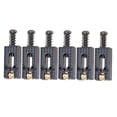 thumbnail image 2 of 6 piezas de silletas para puente de cuerdas de guitarra eléctrica Negro, 2 of 9
