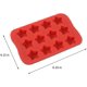 thumbnail image 3 of Juego de moldes de silicona para hornear, moldes de chocolate y moldes para dulces, juego de moldes de silicona 4 en 1 para magdalenas, magdalenas, jabón y brownies, color rojo, 3 of 8