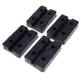 thumbnail image 1 of Set Of 4 Black Rubber Arm Pads Lift For Car Auto Truck Hoist Replacement Kits - Square, 1 of 7
