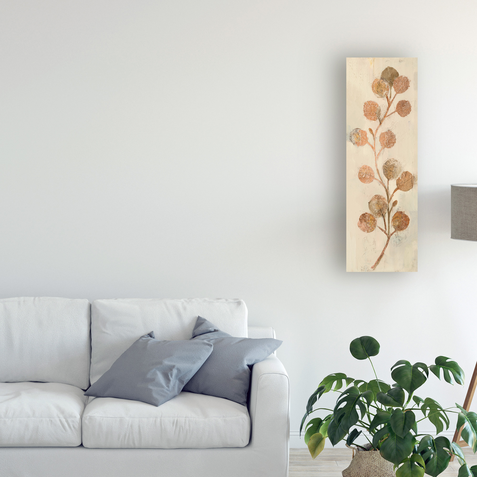 Trademark Fine Art 'Shimmering Iv Neutral' Canvas Art by Albena Hristova