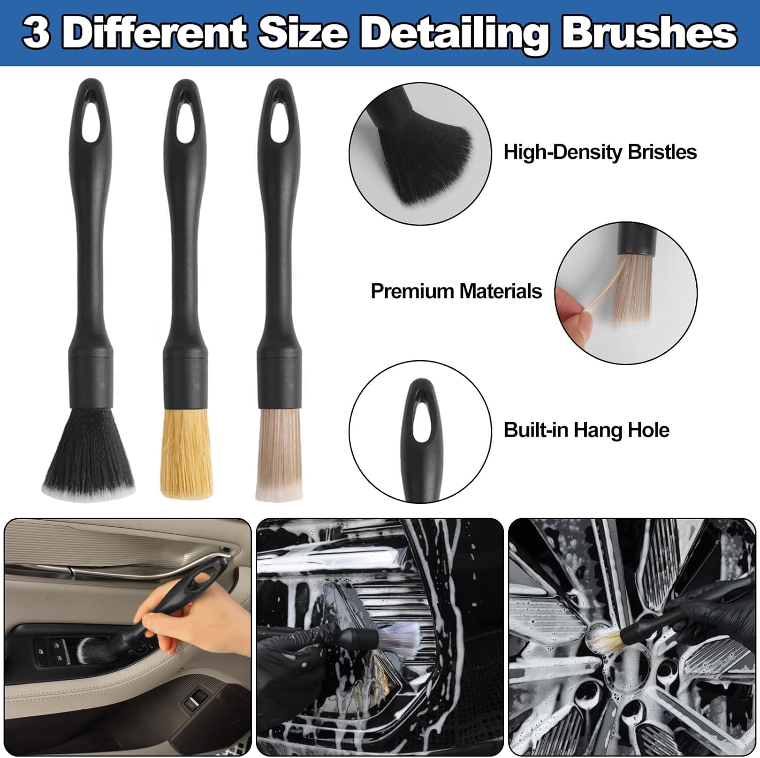 Windshield Cleaner Tool, Car Cleaning Kit - Interior Detailing Kit with Extendable Handle, Cleaning Gel & Microfiber Pads, All-in-One Inside Car Cleaning Supplies