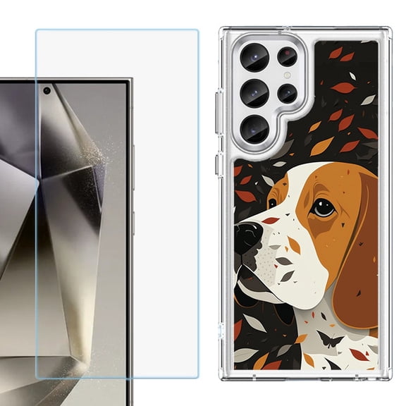 Phone Case for Samsung Galaxy S26 Ultra, with Screen Protector, by OneToughShield - Beagle