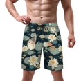 thumbnail image 2 of NICKSUN Men's Swim Trunks, Cute Print Quick Dry Summer Board Beach Shorts with Mesh Lining and Pockets, 2 of 6