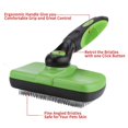thumbnail image 2 of Brosse autonettoyante pour animaux de compagnie, peigne professionnel pour chiens et chats, outil de toilettage et de beauté, 2 of 4