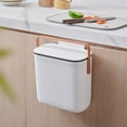 thumbnail image 5 of Kezqiaxn Trash Cans Kitchen Clearance Foldable Garbage Can Hanging Garbage Cans Plastic Garbage Bin Kitchen Garbage Bins Wall Mounted Small Trash Bins Trashcans for Kitchens, 5 of 8