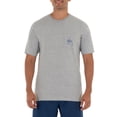 thumbnail image 2 of Guy Harvey Men's Tuna Short Sleeve Pocket Grey T-Shirt, 2 of 3