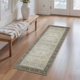 thumbnail image 3 of Washable Kitchen Runner Rug 2x5 ft, Non-Slip Soft Low Profile Kitchen Runner Rug with PVC Backing, Farmhouse Vintage Distressed Floral Oriental Rug for Kitchen Sink, Hallway & Laundry Room, 3 of 6