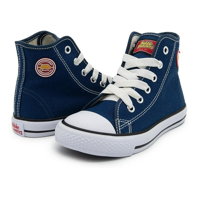 Bubble Gummers Tenis Bota Lona Agujeta Piloto 12-21 azul marino 12