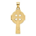 thumbnail image 4 of Finest Gold 14K Yellow Gold Polished Celtic Cross Pendant, 4 of 5