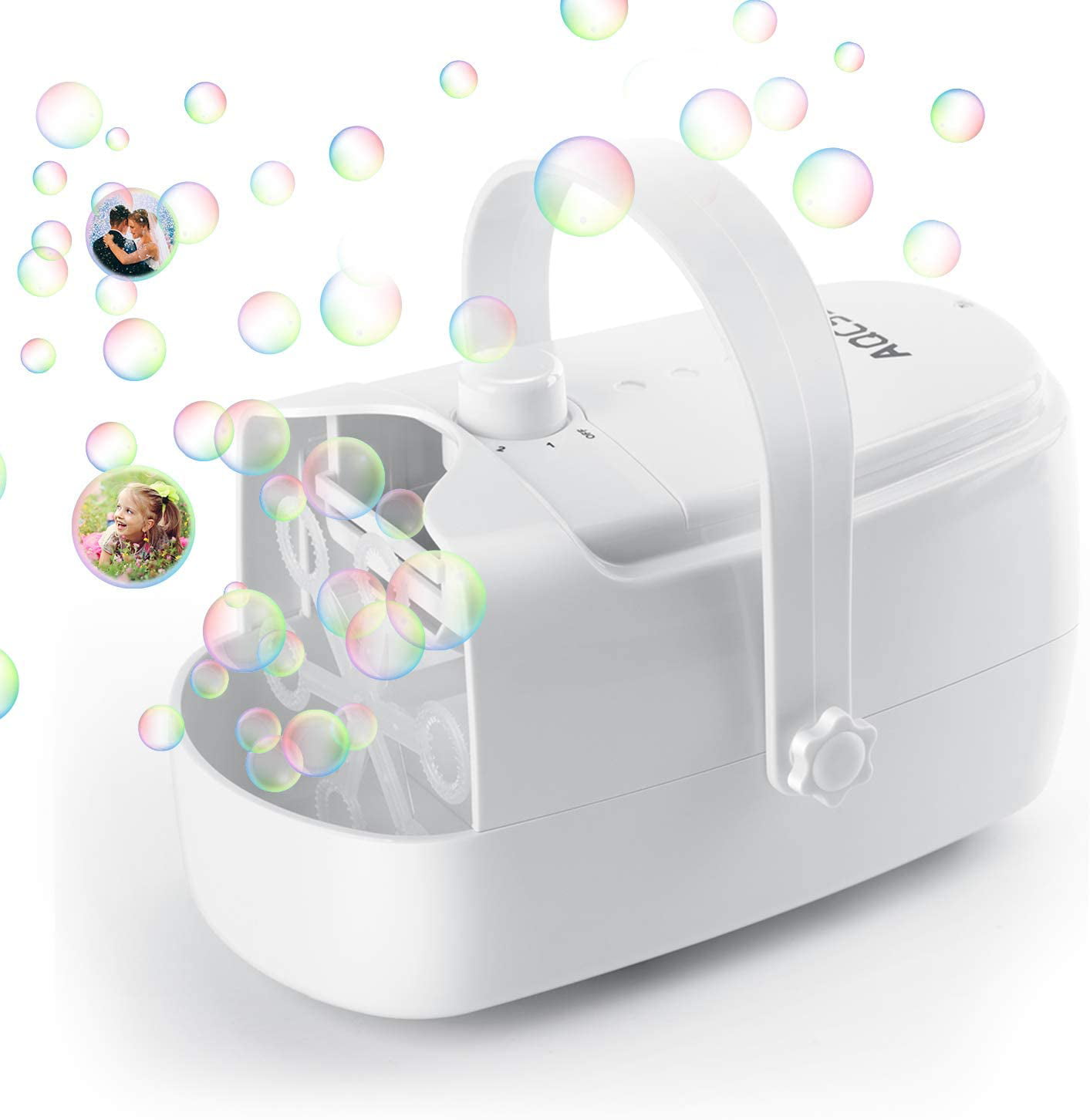 Details about   Automatic Rechargeable Bubble Machine Portable Bubbles Blower Kid Indoor Outdoor