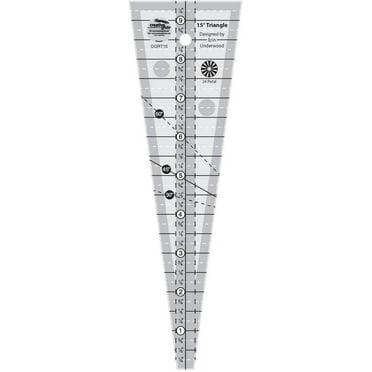 Creative Grids 15 Degree Triangle Quilt Ruler (CGRT15)