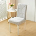 thumbnail image 1 of Chair Cover Washable Polyester for Dining Room, Office, or Restaurant – All-Season Chair Fits Most Chairs, Easy Install, Stain Resistant, Gray and More Colors, 1 of 7