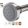 thumbnail image 3 of Tringle de Rideau de Douche à Tension en Nickel Brossé – Réglable de 18 à 79 Pouces, Convient aux Espaces de 20 à 78 Pouces (Idéal pour Salles de Bain de 72 Pouces de Large), Tringle à Ressort Résistante à la Rouille Sans Perçage pour Salle de Bain, 3 of 13