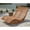 2-Seat, variant on Topcobe Acacia Wood Patio Rocking Sun Lounger Chaise Lounge with Ergonomic Curved Seat, Modern Outdoor Furniture for Patio Backyard, Garden
