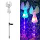 thumbnail image 3 of 2 Pack Solar Angel LED Decorative Lights for Outdoor Garden Lawn Decoration, 3 of 4