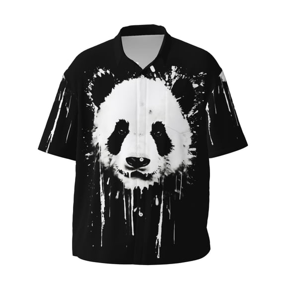 Shirts for Men, Button Up Shirts Short Sleeves, Casual Graphic Shirt, Stylish Summer Beach Shirt
