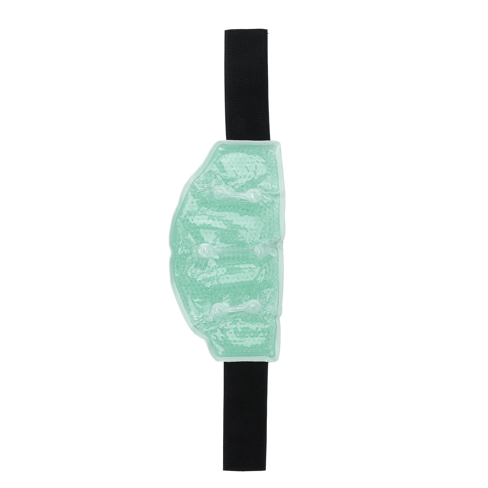 Yajisi Reusable Gel Bead Neck Wrap for Pain Relief, Hot Cold Compress Therapy Cooling Neck Pack, Green (11 x 6.7 inches / 28 x 17 cm)