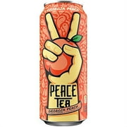 Peace Tea Georgia Peach Sweet Tea Drinks, 23 fl oz, 12 Pack