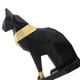 thumbnail image 4 of Gato egipcio 3D estereoscópico de papel, modelo DIY, decoración moldeada a mano, adornos, juguetes, origami geométrico tridimensional, negro (papel iridiscente negro y dorado), 4 of 7