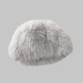 thumbnail image 7 of TEAJOPSUU Women's Winter Fuzzy Faux Fur Hat Warm Fleece-Lined Cold Resistant Ear Protecting Hat for Cold Weather Gray, 7 of 7