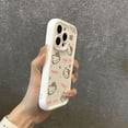 thumbnail image 4 of Sanrio Hello Kitty Plain Multistep TPU Funda de teléfono suave para iPhone 13 Mini 12 Pro 14 Plus 15 Pro Max 11 7 8 Plus X XS Max XR SE20, 4 of 5