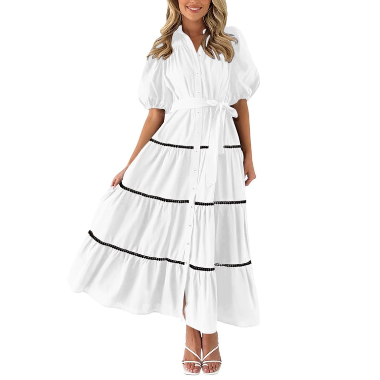 chinese dress ladies Antonio Riva White Tiered Ruffle Empire Bridal Gown main image 1