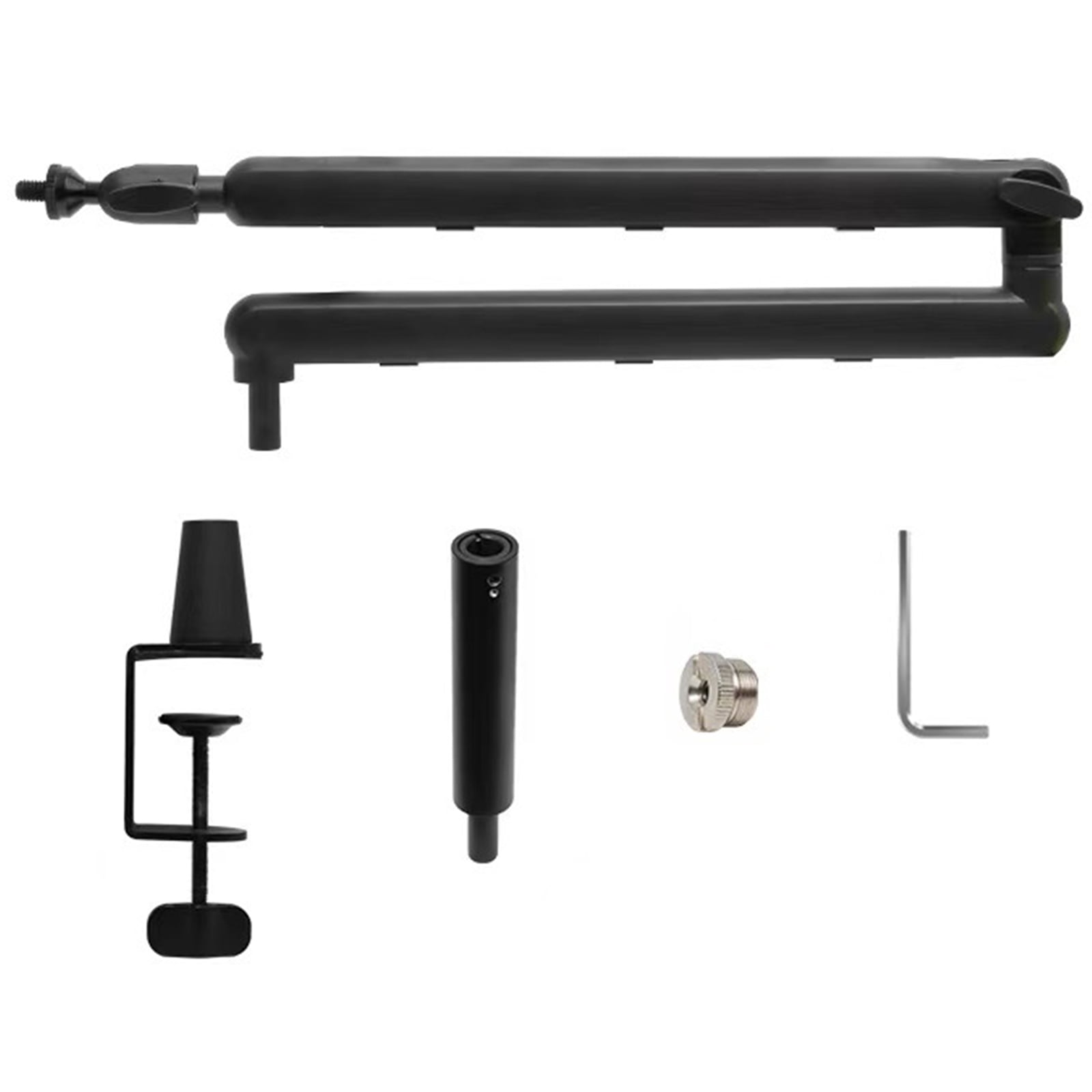Adjustable Metal Microphone Boom Arm Stand Foldable Design For Studio Recording Live Broadcast Voice Chatting