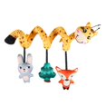 thumbnail image 1 of Asiento en espiral para bebé, juguetes decorativos, bonitos accesorios, ligeros, envolventes, colgantes, sonajero, juguetes sensoriales para bebés de Con forma de animal, 1 of 8