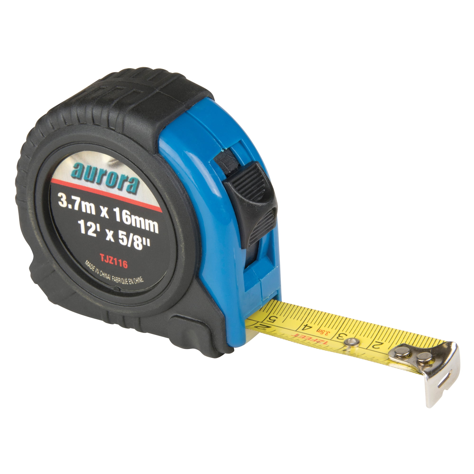 in//cm Graduations 12-Feet by 5//8-Inch Aurora Tools Measuring Tape