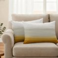 thumbnail image 6 of Outdoor Pillow Covers 20x12 Set of 2, Burnt Orange Beige Ombre Waterproof Patio Throw Pillow Covers for Couch Sofa Chair, Modern Abstract Art Texture Decorative Pillowcases for Throw Pillows, 6 of 9