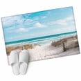 thumbnail image 2 of Rectangle Area Rug 2x3ft, Summer Nautical Beach Sea Blue Sky Non-Slip Non-Shedding Floor Mat, Coastal Seascape Theme Washable Sturdy Carpet for Living Room Bedroom Home Decor, 2 of 9