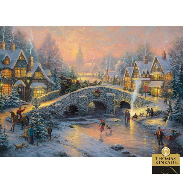 Ceaco Thomas Kinkade Spirit of Christmas Puzzle, 1000 Piece