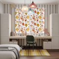 thumbnail image 6 of Curtains 63 Inch Length 2 Panels, Autumn Maple Leaves Grommets Window Treatment Curtain, Farmhouse Falling Leaf Plants Thermal Curtains Drapes for Living Room/Bathroom, 6 of 9