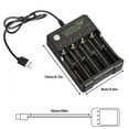 thumbnail image 3 of NATEFEMIN USB 4 Slot Lithium Rechargeable Battery Charger Hub for 3.7V Lithium Rechargeable Batteries, 3 of 6