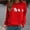 Red, variant on Sales Online Womens Tops Cute elephant Printed Tshirts Long Sleeve Pullover Casual Crewneck Sweatshirt Loose Comfy Tops
