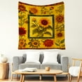 thumbnail image 2 of Cozy 50"x60" Throw Blanket - Ultra-Soft & Lightweight Throw for Sofa, Bed or Travel, Perfect for Chilly Nights, Movie Time & Relaxation, Wrinkle-Resistant, Sunflower, 2 of 5
