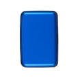thumbnail image 2 of HOMEIORA 1pc Credit Card Holder, RFID Blocking Metal Card Wallet for Women Men Slim ID Card Holders Protector Aluminum Business Hard Case, Blue, 2 of 8