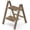 Cherry Woodgrain, variant on 2 Step Ladder,Aluminum Folding Step Stool for Adults,Step Ladder with Wide Anti-Slip Pedal,330 lbs Capacity for Home,Kitchen,Library,Office(Cherry Woodgrain)
