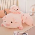 thumbnail image 4 of Muñeco de peluche de cerdo blando para niños, juguete de cerdito de peluche, cojín de almohada suave, regalo reconfortante para bebés, 40/50/60/80cm, 4 of 5