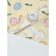 thumbnail image 5 of WIBACKER 3-12Y Girls Loose Pajamas for Little & Big Girls 2PC Set Thin Sleepwear Summer Short Sleeve Jammies - Bear, 5 of 9
