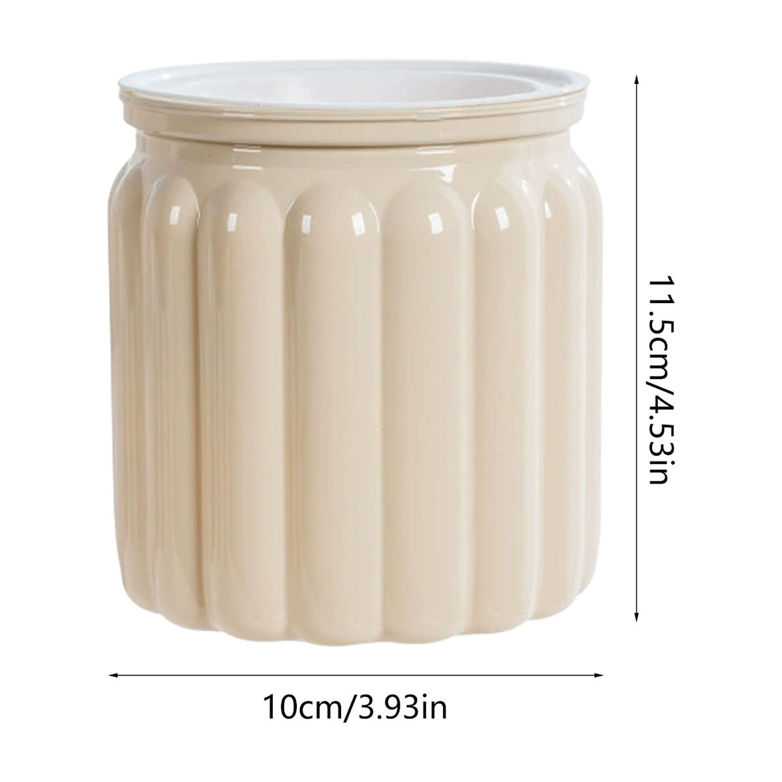 Self-Watering Planter Pot with Visible for Indoor, Low Maintenance Plant Container for Desktop Decor Water Storage System for Plant Growth Home Gardening