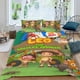 thumbnail image 2 of Leo Guardabosques Salvaje Conjunto de sábanas temático, trío de piezas, cómodo y amigable con la piel, diseño único, regalo de decoración para el hogar para familiares, amigos y fans,173cm *218cm, 2 of 6
