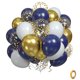 thumbnail image 1 of Laklulu - Juego de globos de látex de 12 pulgadas con confeti metálico, regalo para cumpleaños, bodas, bebés, celebración, aniversario, decoración, 60 unidades, 1 of 6
