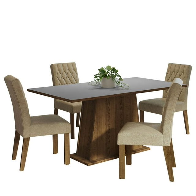 Juego de Comedor con Mesa y 4 Sillas Madesa Ashley MG