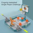 thumbnail image 4 of Neinkie Basketball Desktop Toy Parent-child Interaction Creative Plastic Table Game Fingertip Basketball for Living Room, 4 of 9