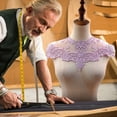 thumbnail image 6 of D-GROEE Embroidered Floral Lace Neckline Neck Collar Trim Clothes Sewing Applique Edge, 6 of 6