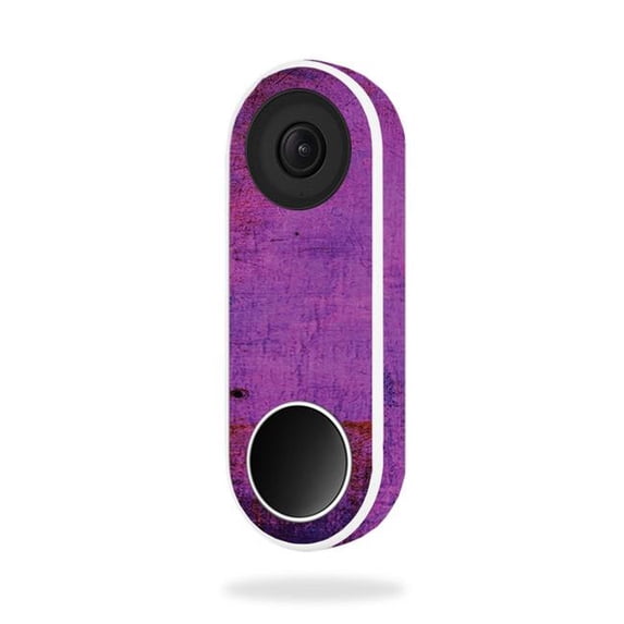 MightySkins NEHEL-Purple Sky Skin for Nest Hello Video Doorbell - Purple Sky