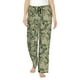 thumbnail image 1 of Balery Tropical Plants Green Pantalones de pijama para mujer, pijamas ultraligeros, pantalones de estar por casa-Medium, 1 of 6